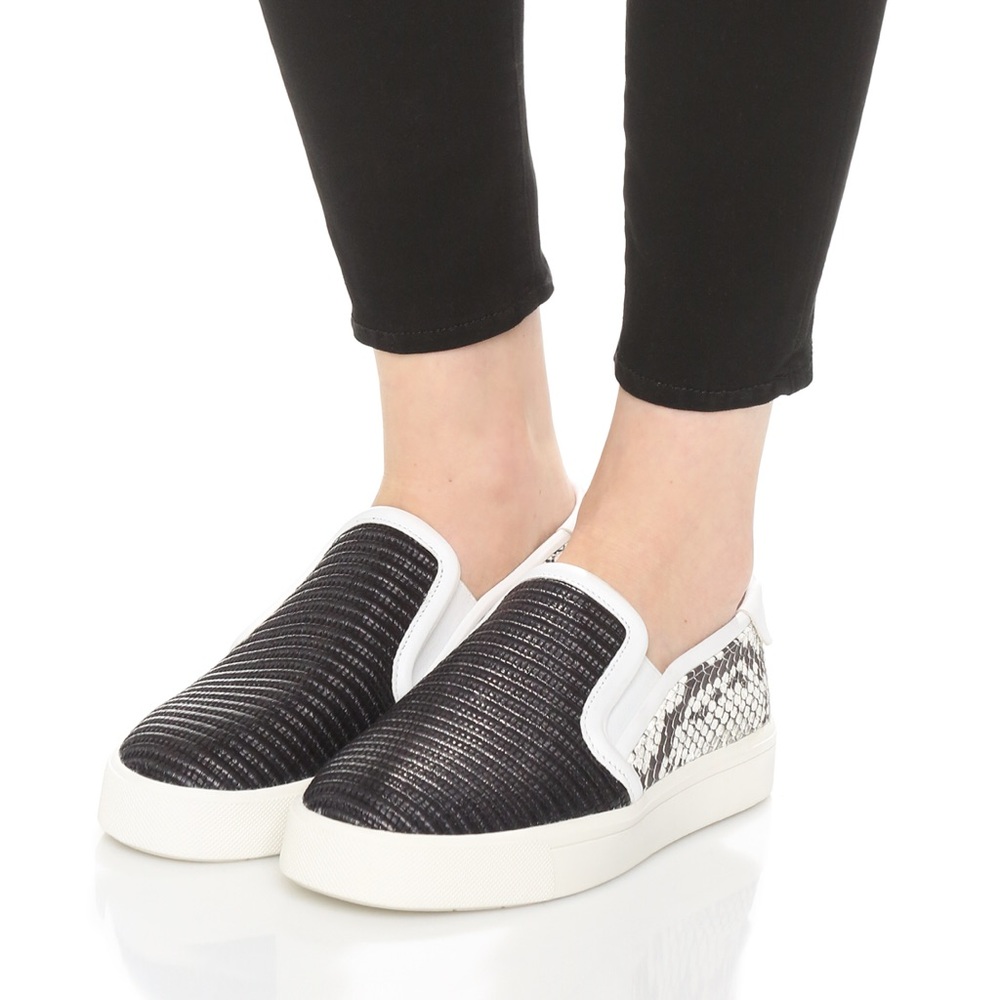 Vince Bram Slip On Snakeskin Sneakers